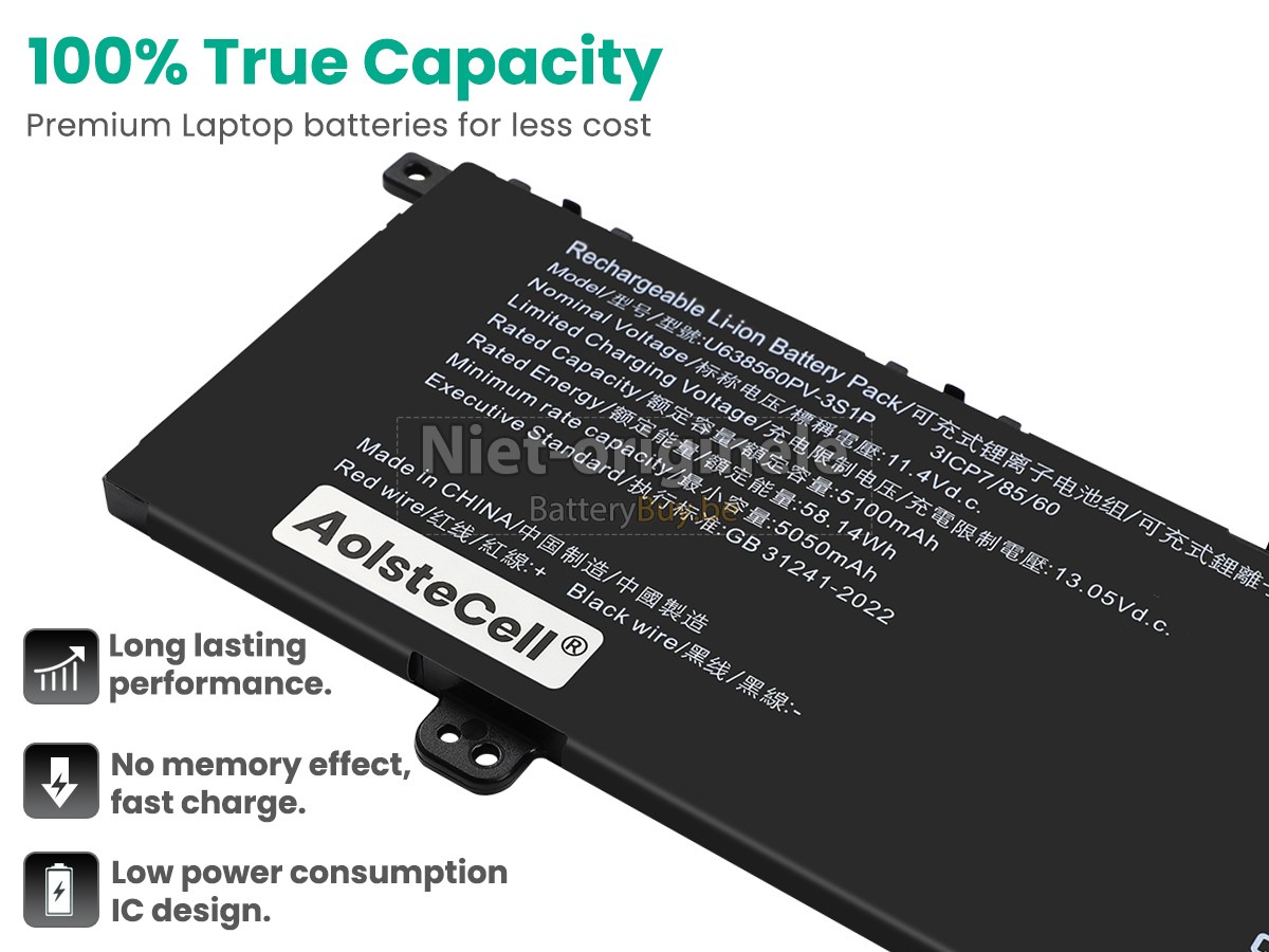 Acer U638560PV-3S1P accu