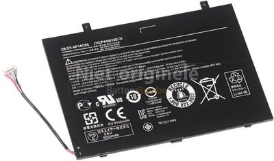 2 Cellen 8550mAh Acer AP14C8S(1ICP4/58/102-3) batterij