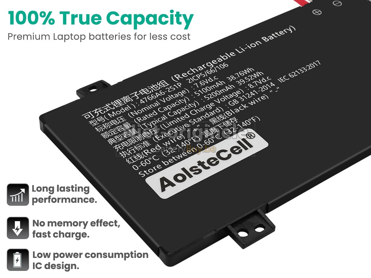 AolsteCell 4766A6-2S1P accu