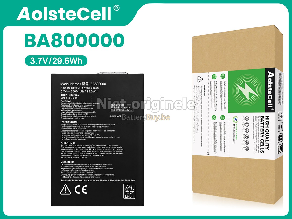 AolsteCell BA800000 accu