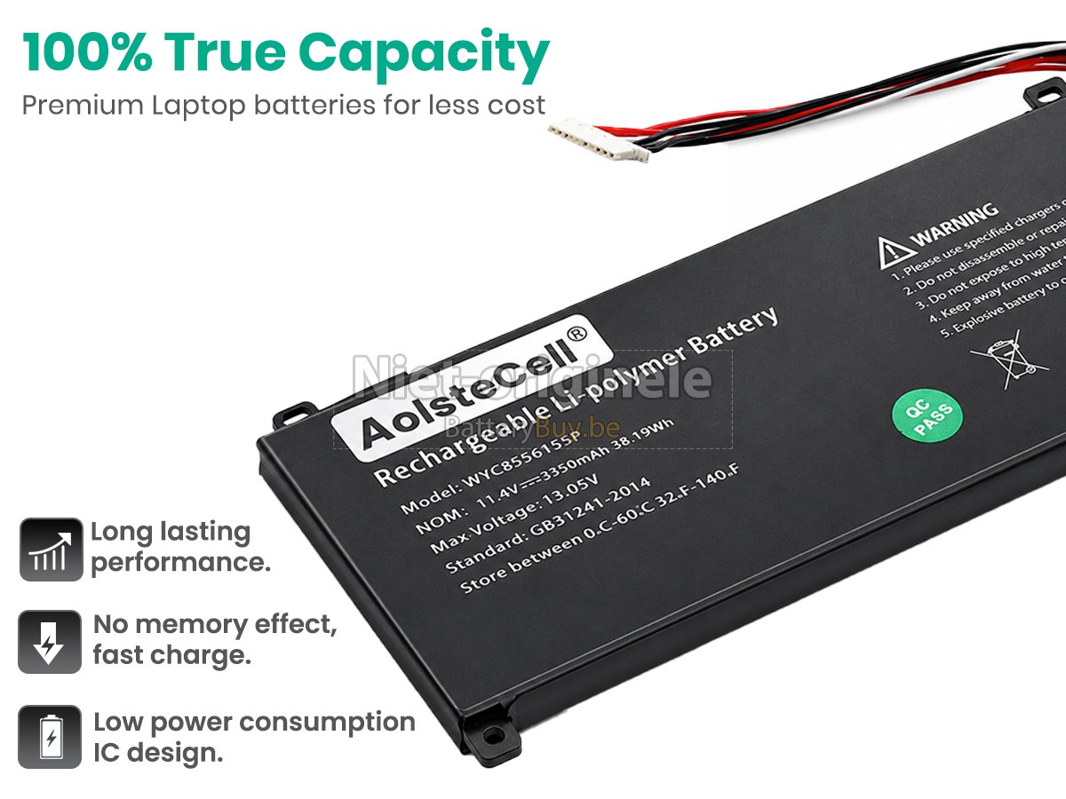 AolsteCell SMARTBOOK PRO M-SBP14I5 accu