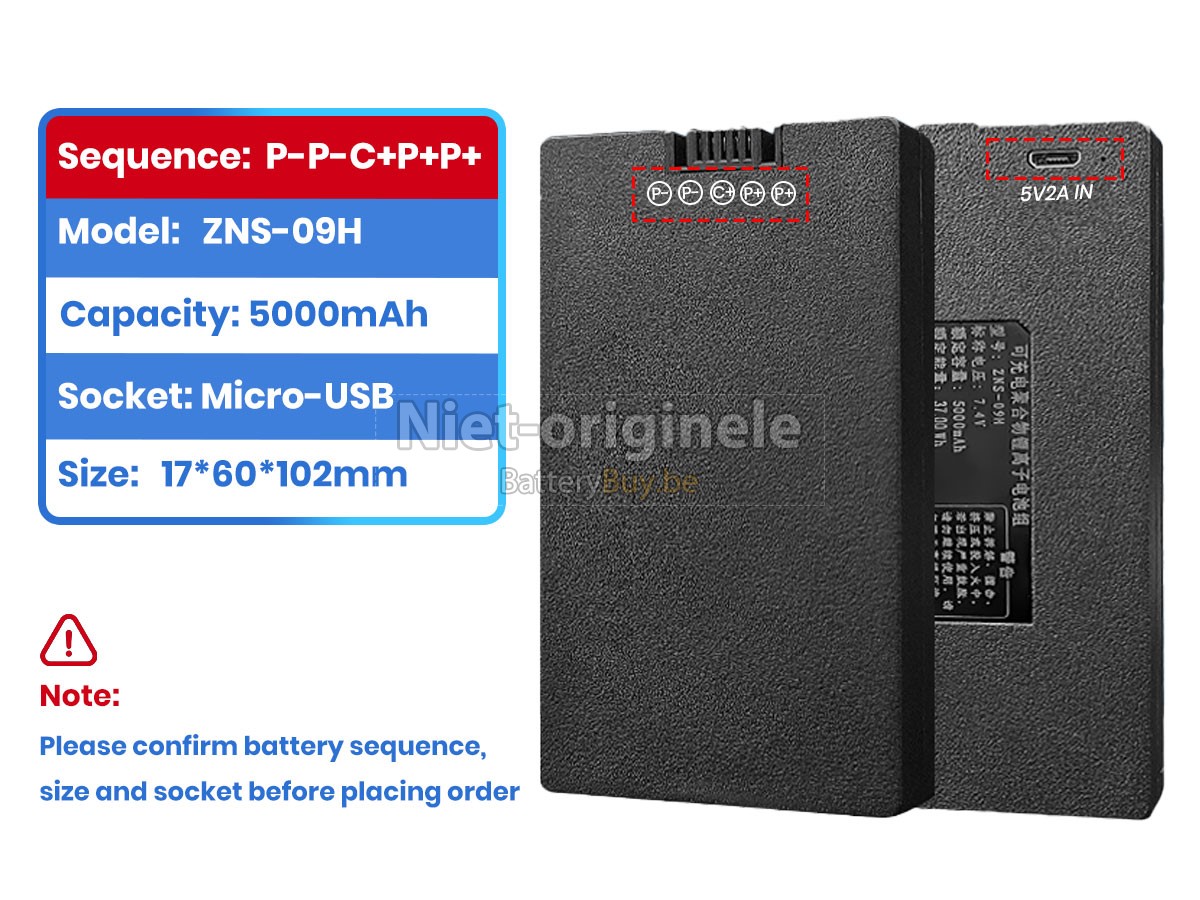 AolsteCell ZNS-09H1 accu