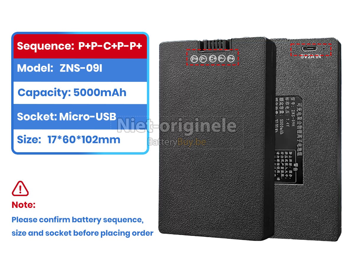 AolsteCell ZNS-09I accu