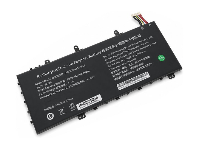 laptop accu voor AolsteCell AEC677475-3S1P