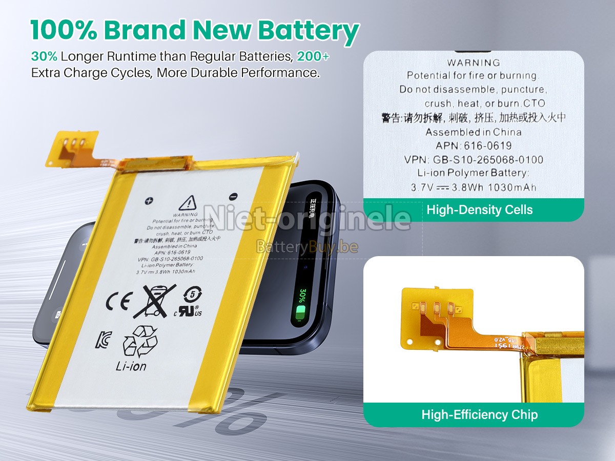 Apple IPOD TOUCH 5 accu