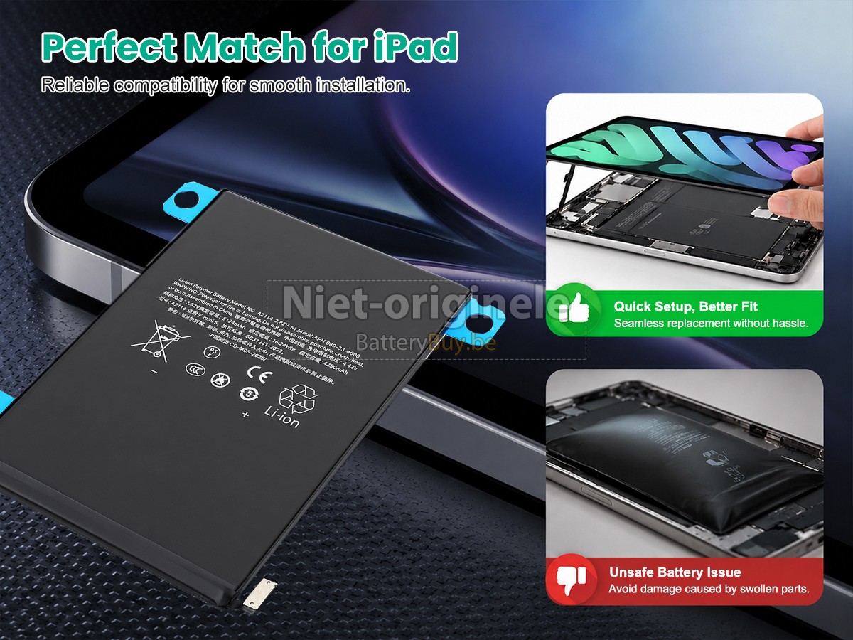 Apple A2133 accu