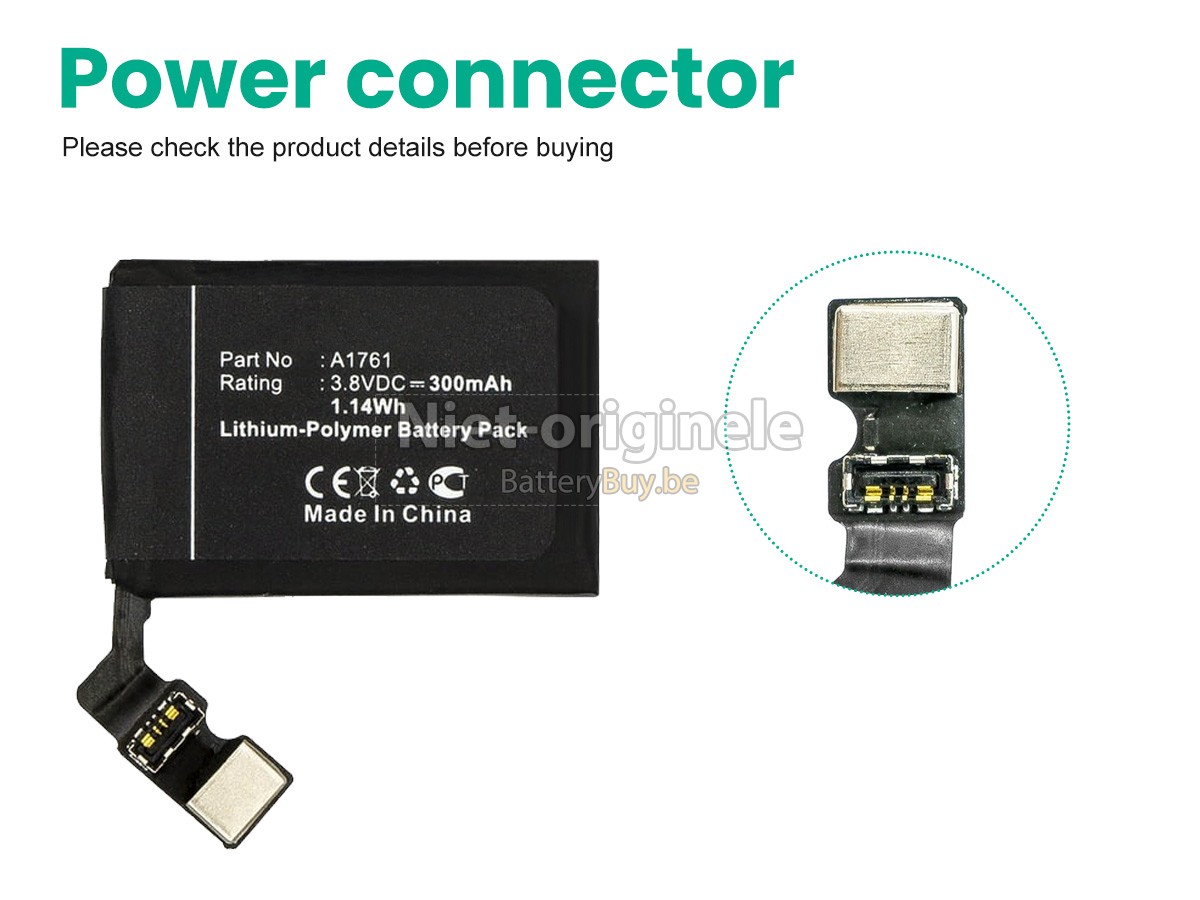 Apple WATCH Series 2 42MM accu