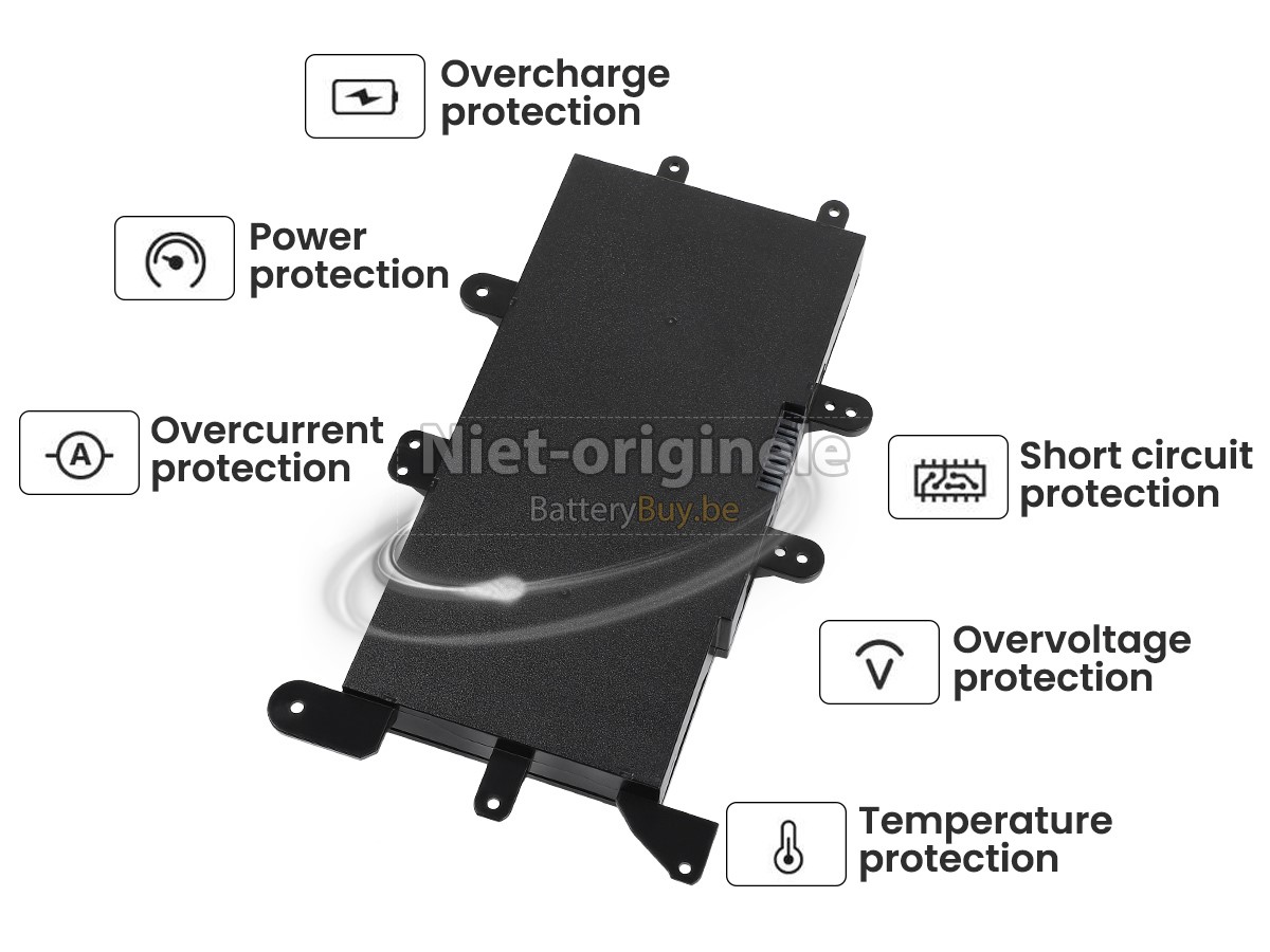 Asus Rog GRIFFIN GZ755GXR-EV072T accu