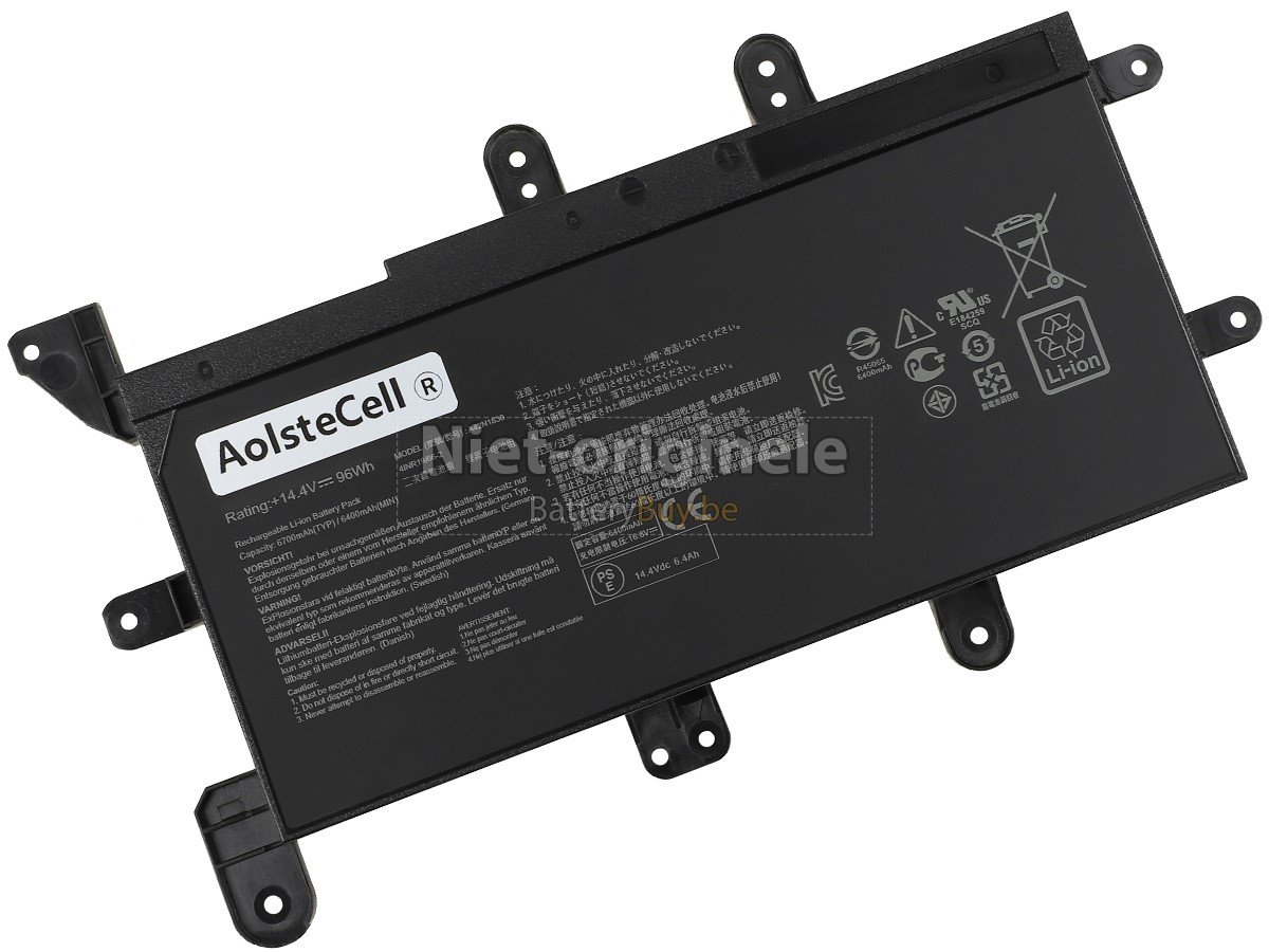 Asus Rog GRIFFIN GZ755GXR-EV072T accu