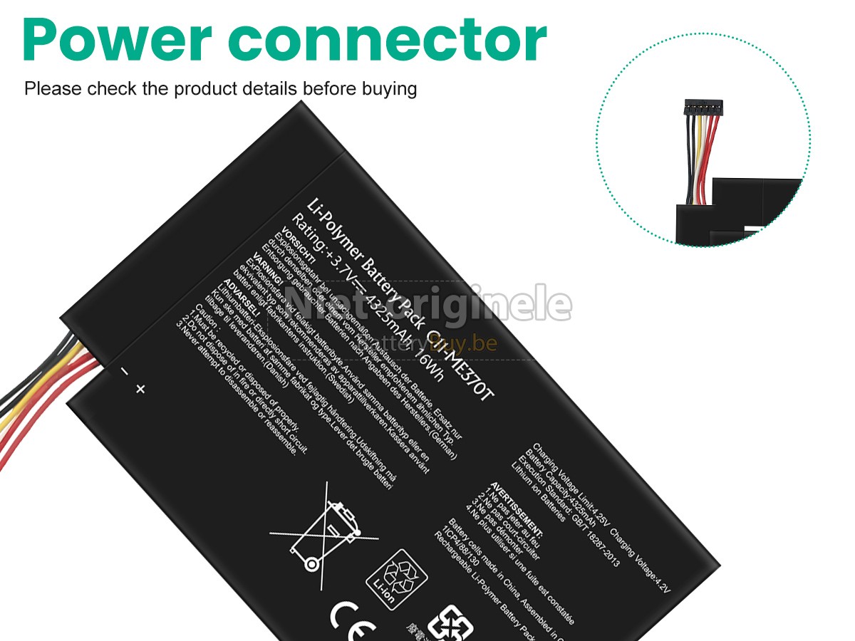 Asus NEXUS 7 1ST GEN accu