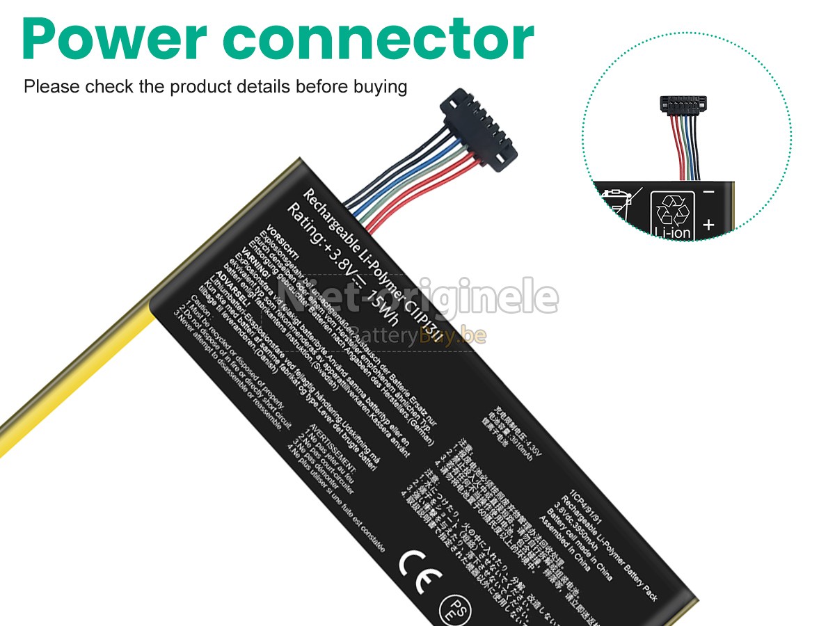 Asus K00S accu