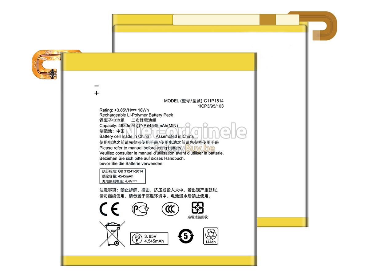 Asus ZENPad 3 8.0 accu