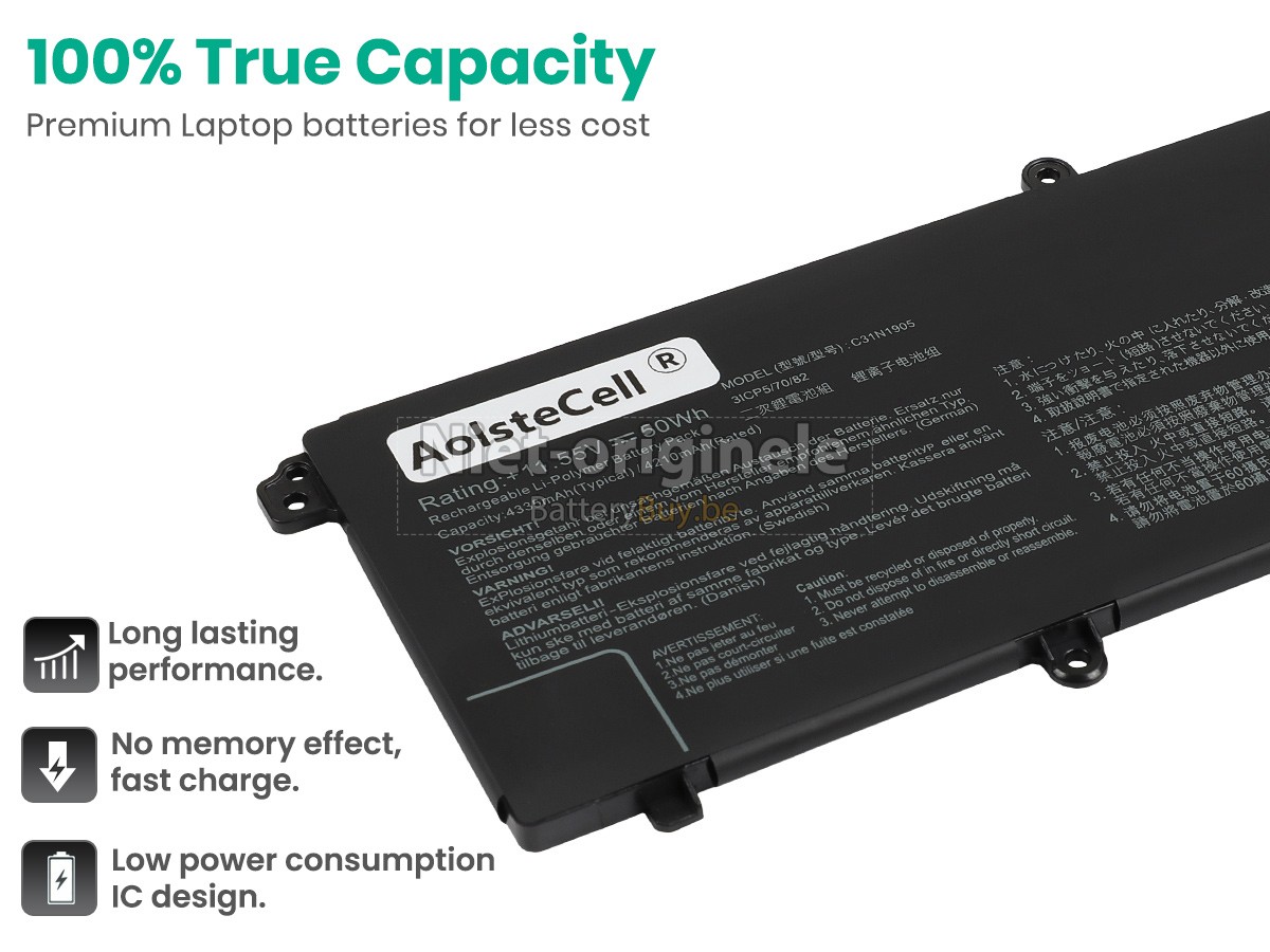 Asus VivoBook 15 X1504ZA accu
