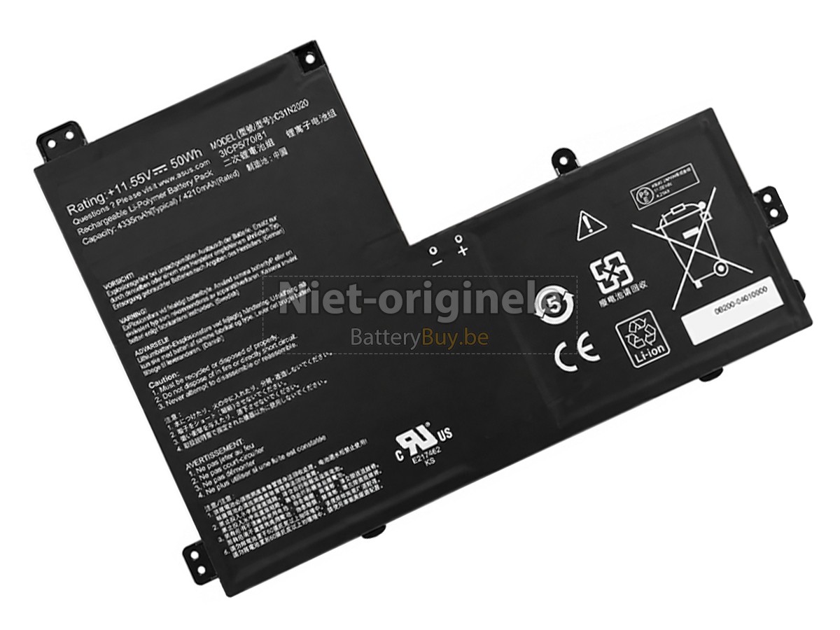 Asus Chromebook Flip CM1 CM1400FXA-EC0011 accu