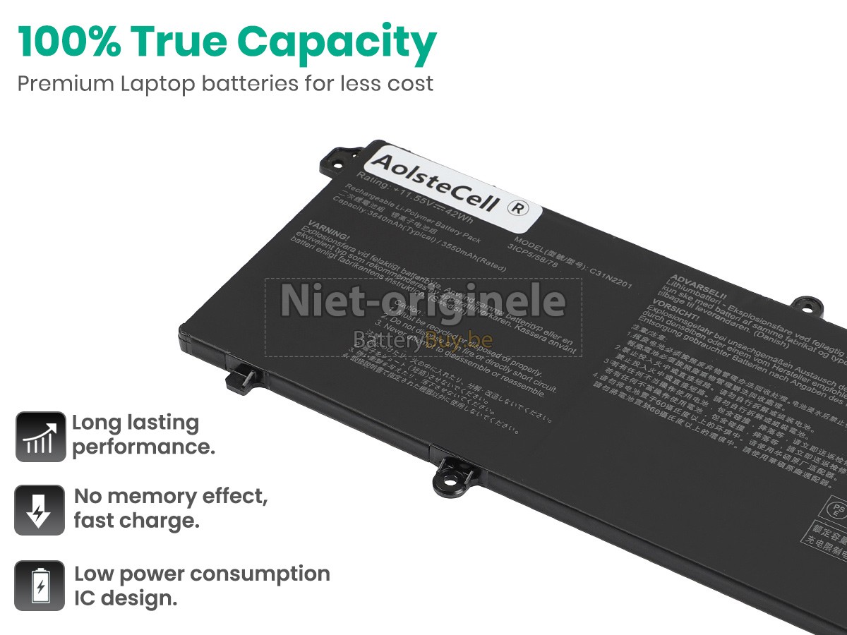 Asus VivoBook 15 X1504ZA accu