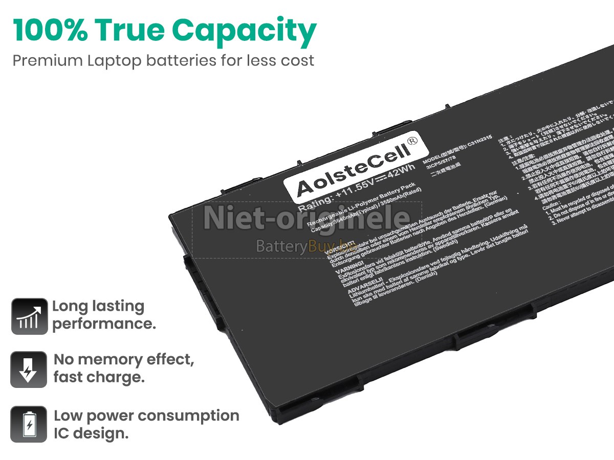 Asus 0B200-04600000 accu