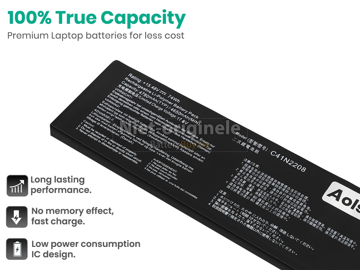Asus Rog AllY RC71L-NH022W accu