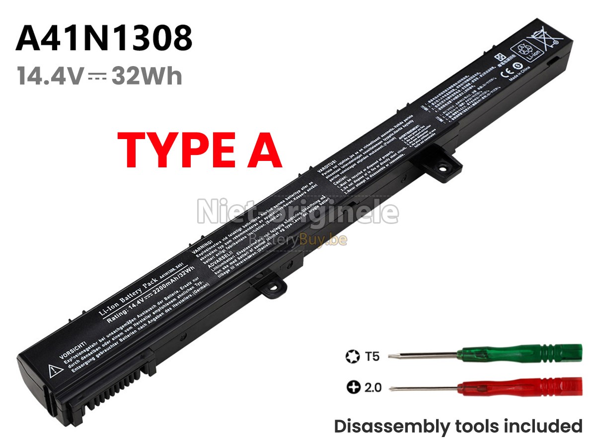 Asus R411MA-VX088H accu