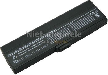 9 Cellen 6600mAh Asus M9 batterij