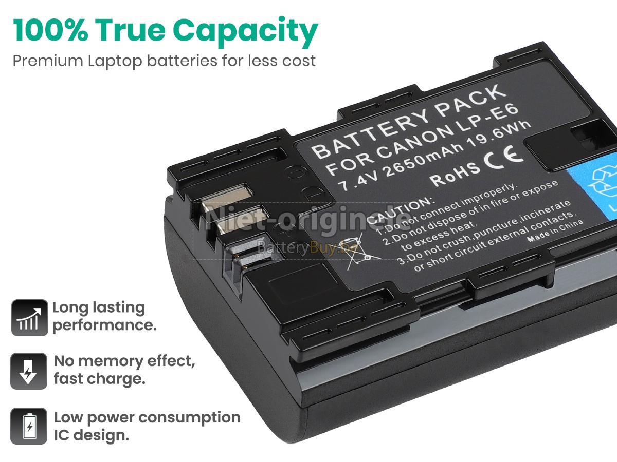 Canon LP-E6N accu