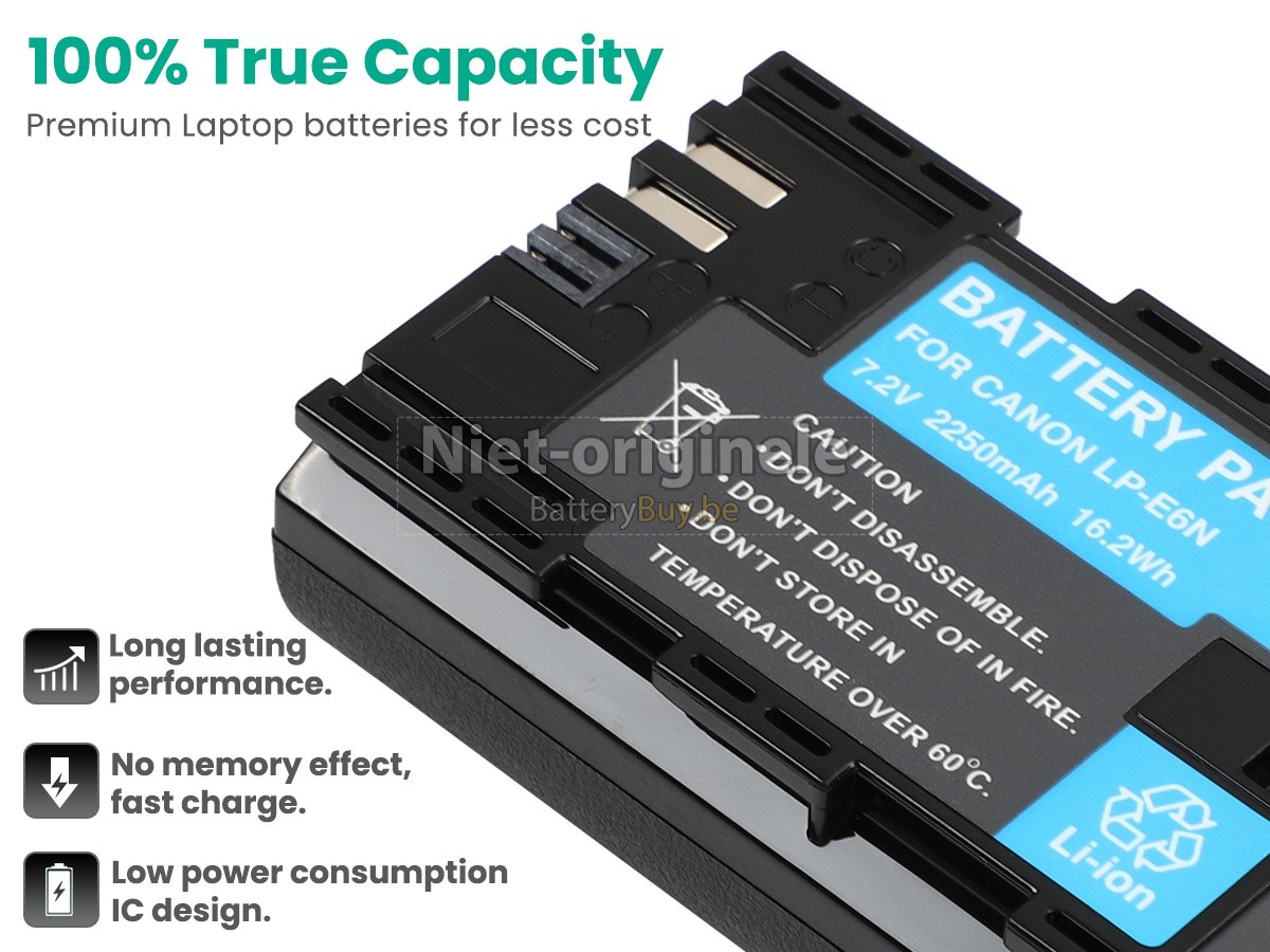 Canon LP-E6N accu