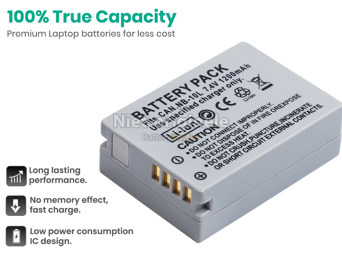 Canon POWERSHOT G3X accu