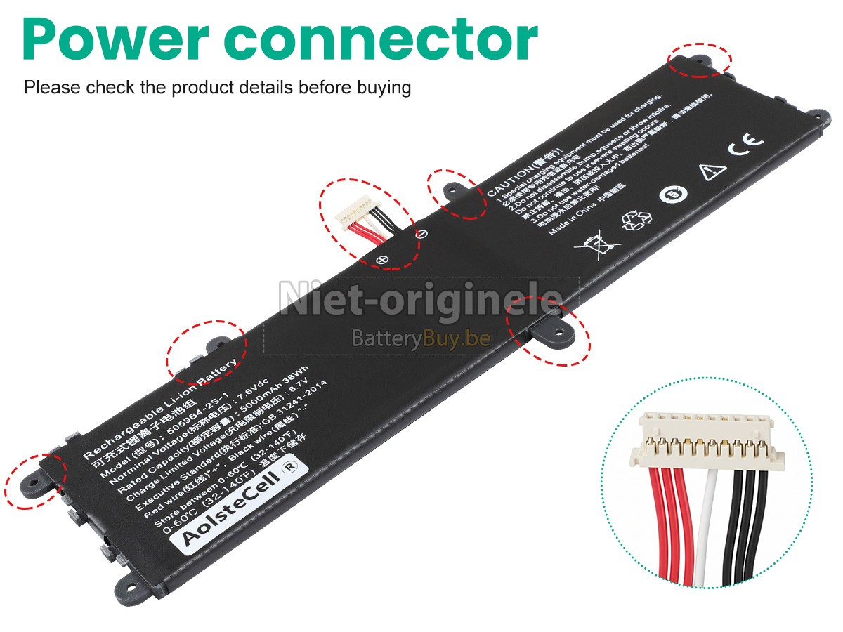 CHUWI 5059B4-2S1P accu