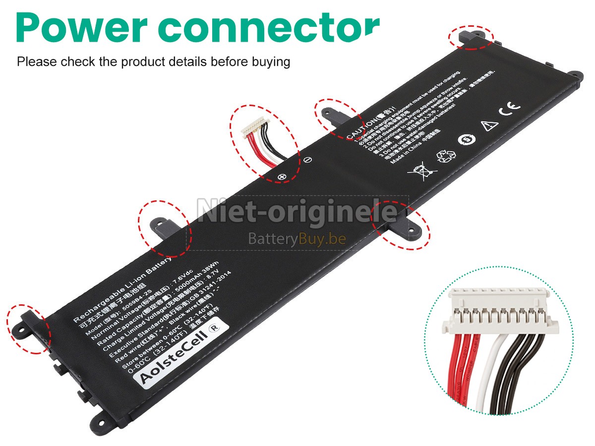 CHUWI 5059B4-2S1P accu