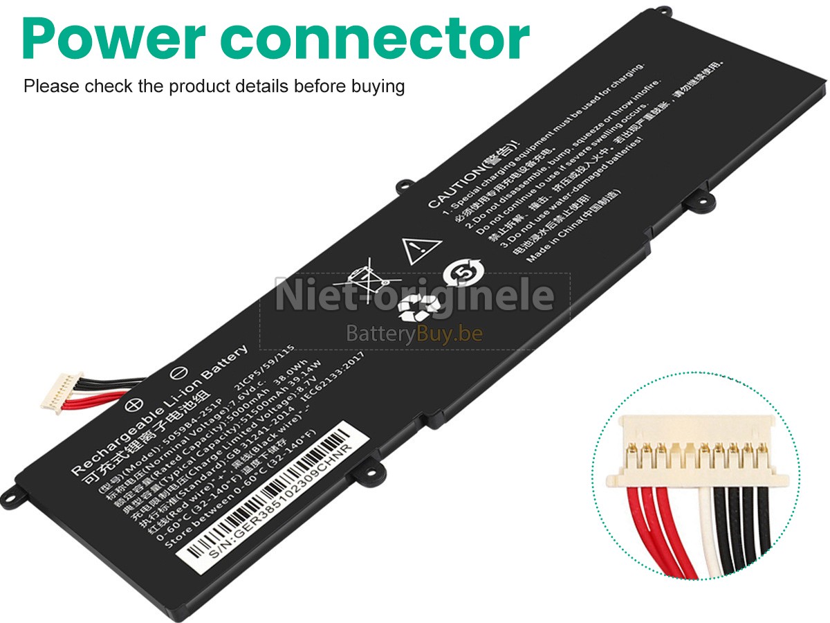 CHUWI 5059B4-2S-1 accu