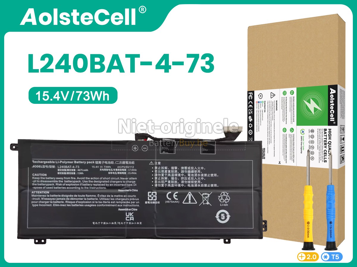 Clevo 6-87-L240S-74B00 accu
