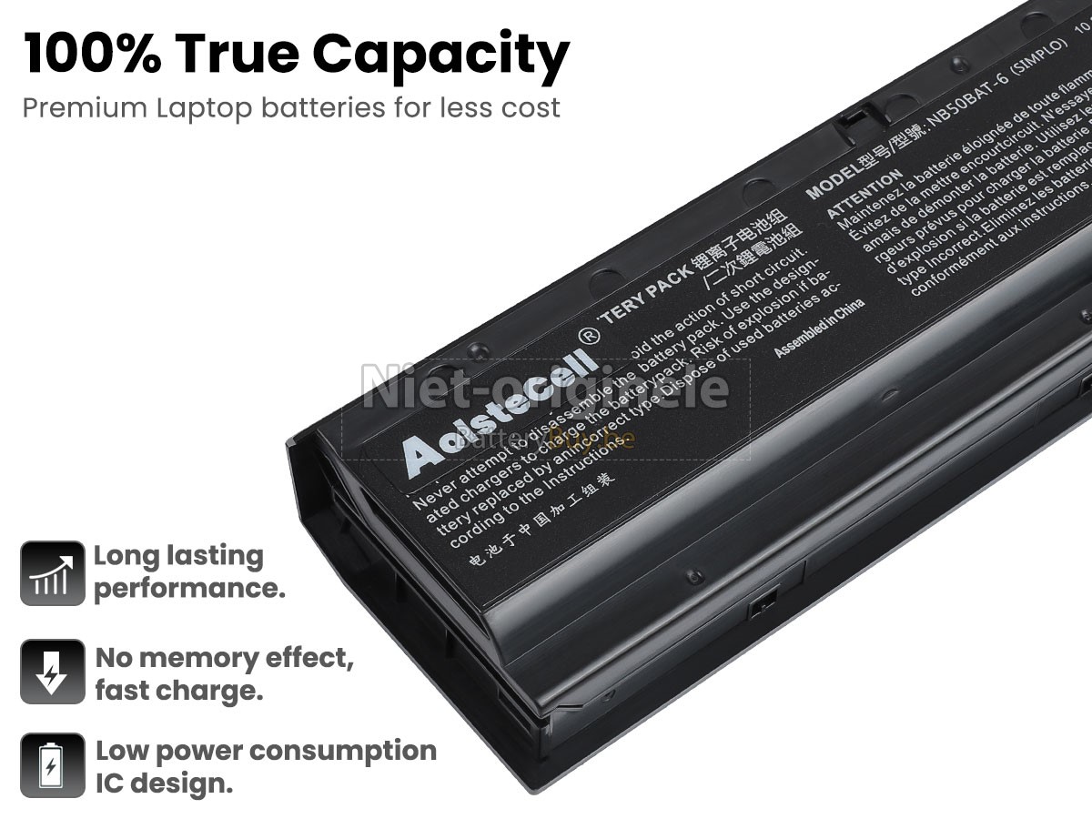 Clevo NB50TJ1 accu