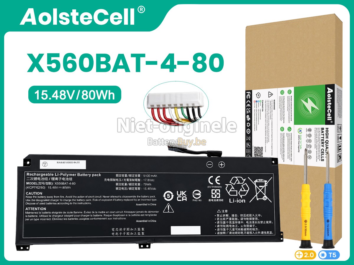 Clevo 6-87-X560S-81N00 accu