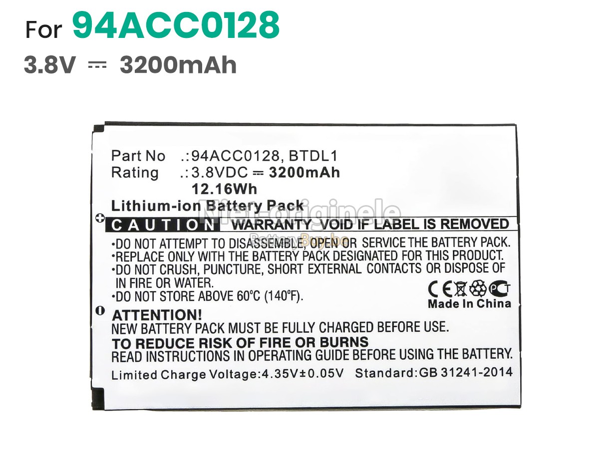 Datalogic 3H21-00000491 accu