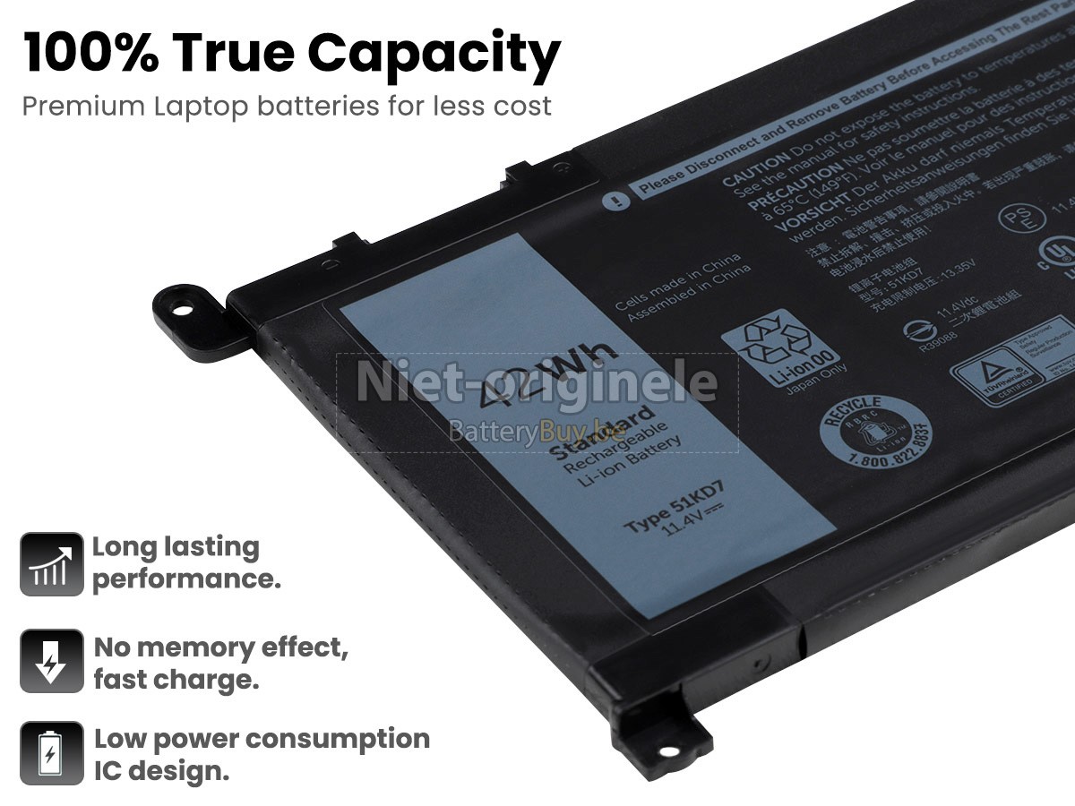 Dell Chromebook 3100 2-IN-1 accu