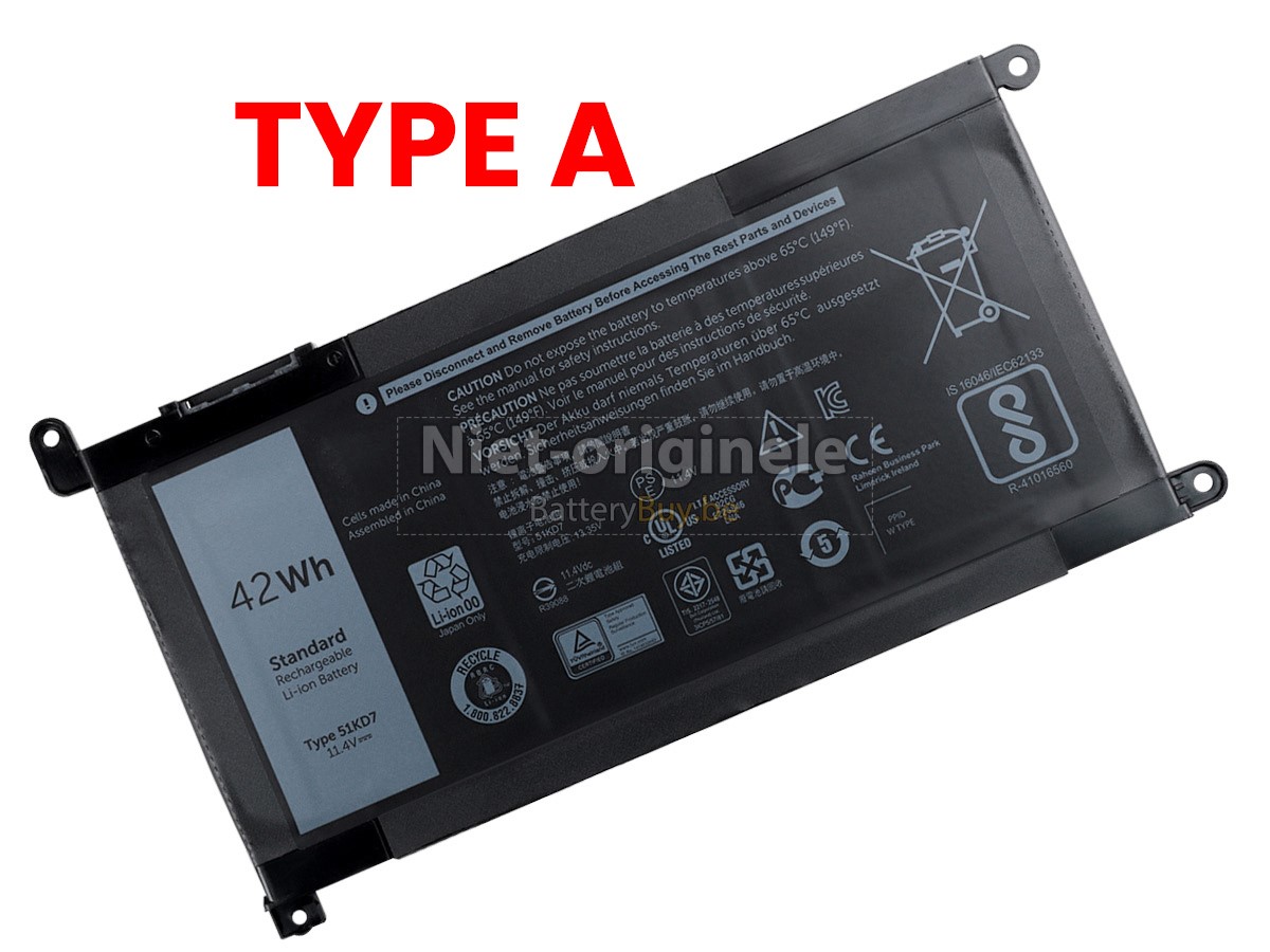 Dell Chromebook 3100 2-IN-1 accu