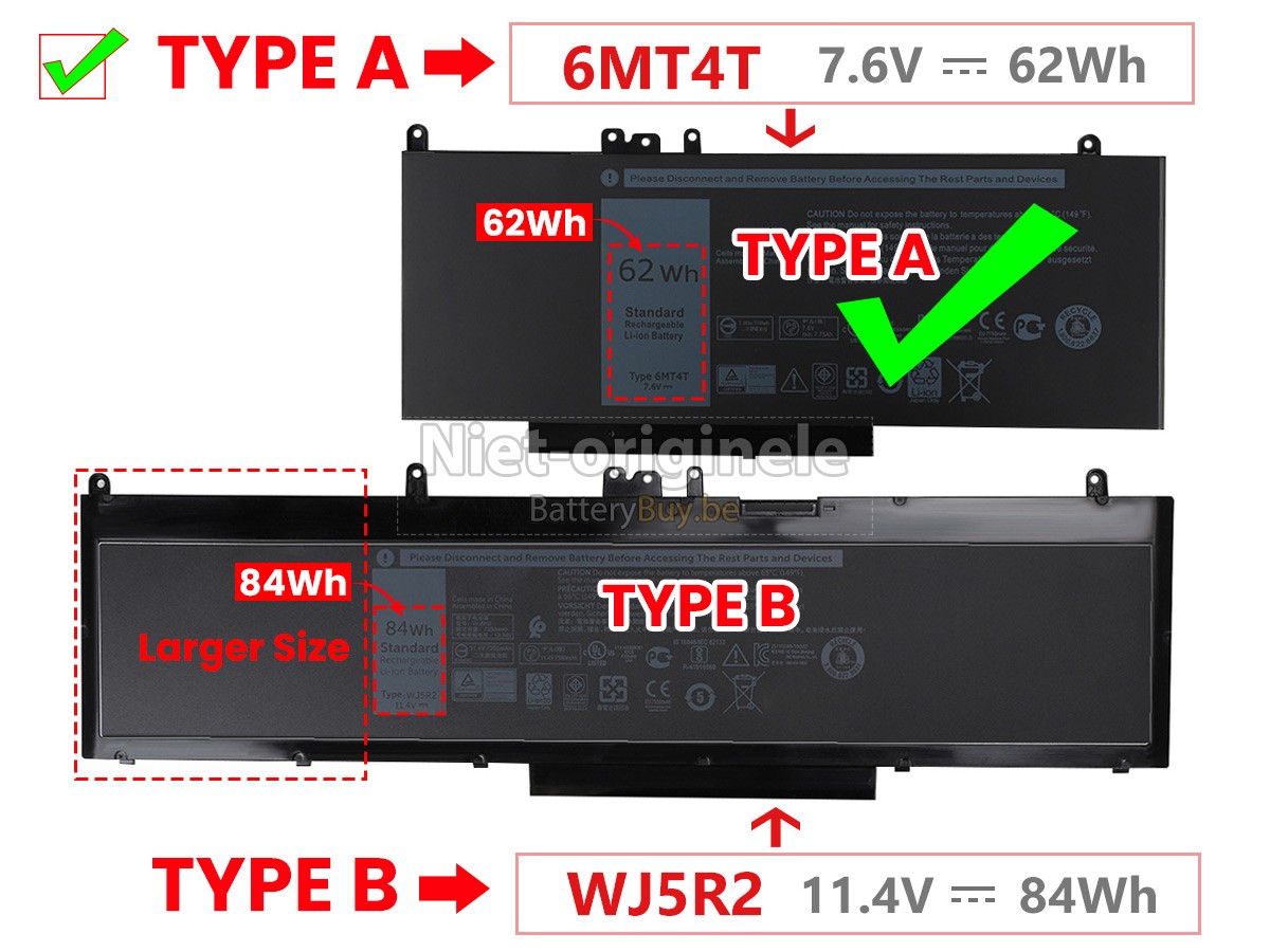 Dell Precision 3510 accu