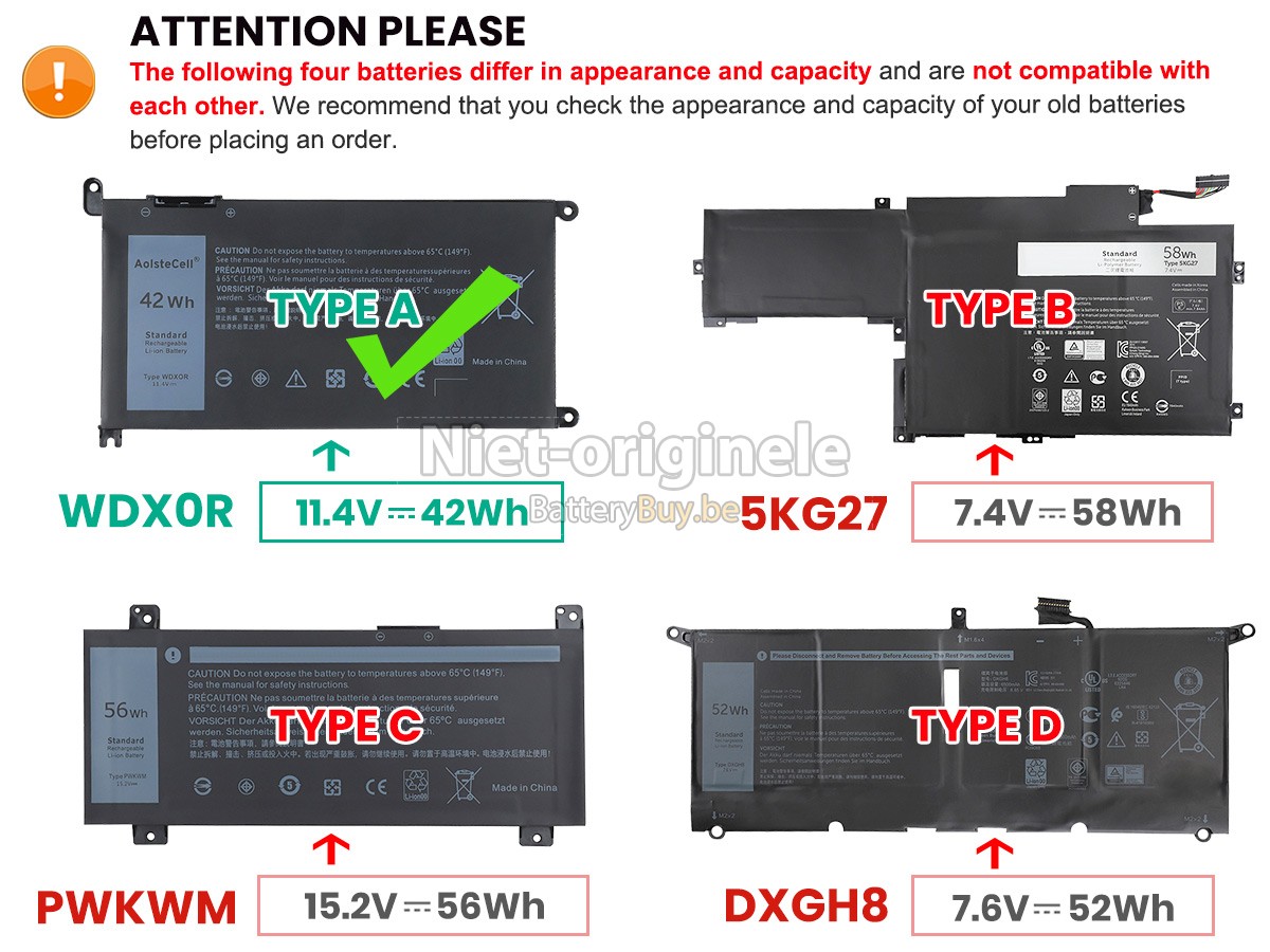 Dell Inspiron 14 7000 accu