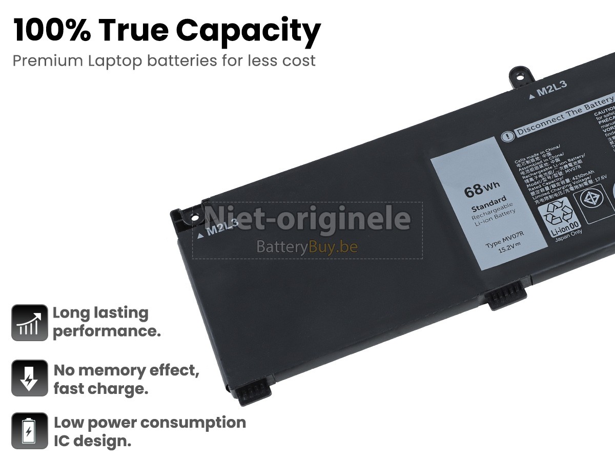 Dell MV07R accu