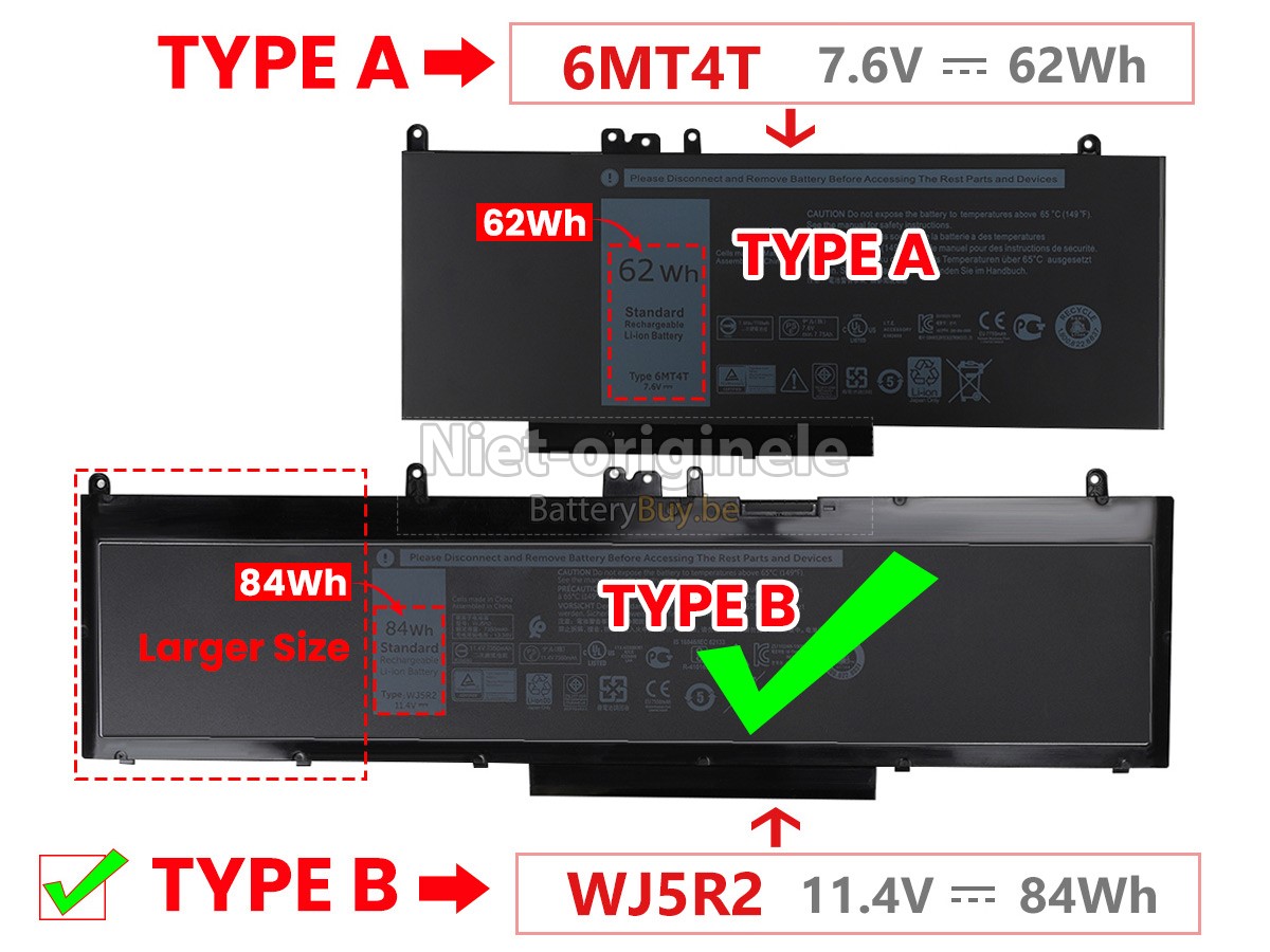 Dell Precision 3510 accu