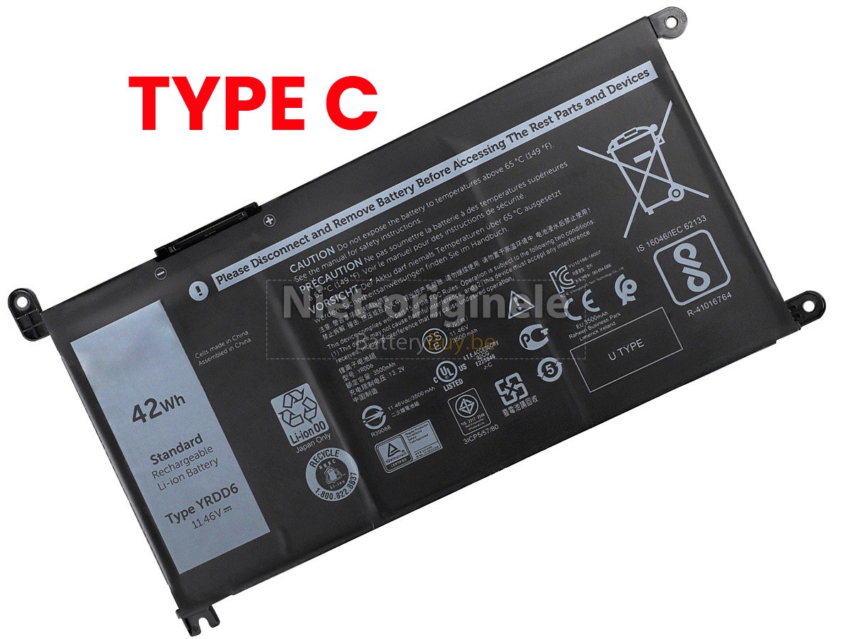 Dell Inspiron 13 7000 2-IN-1 accu