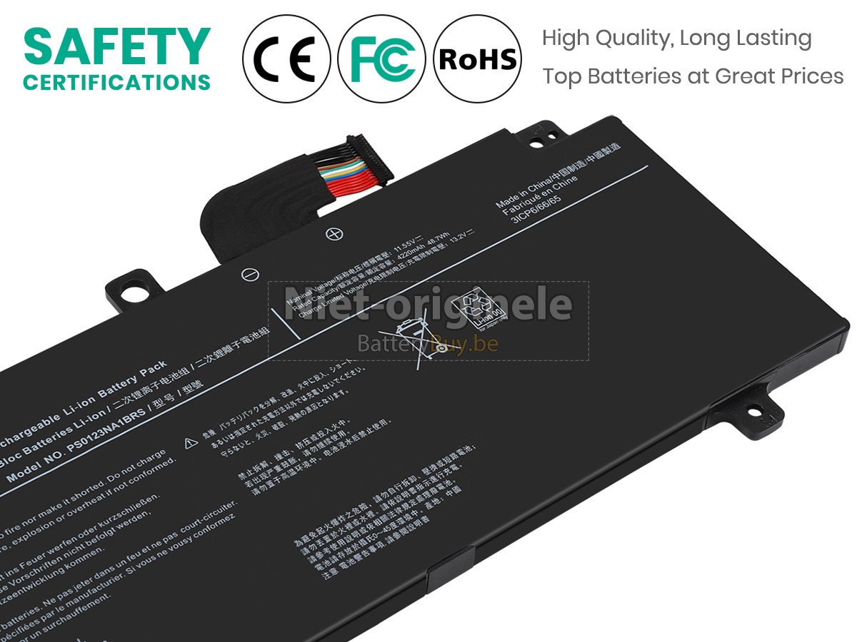 Dynabook PS0123NA1BRS accu