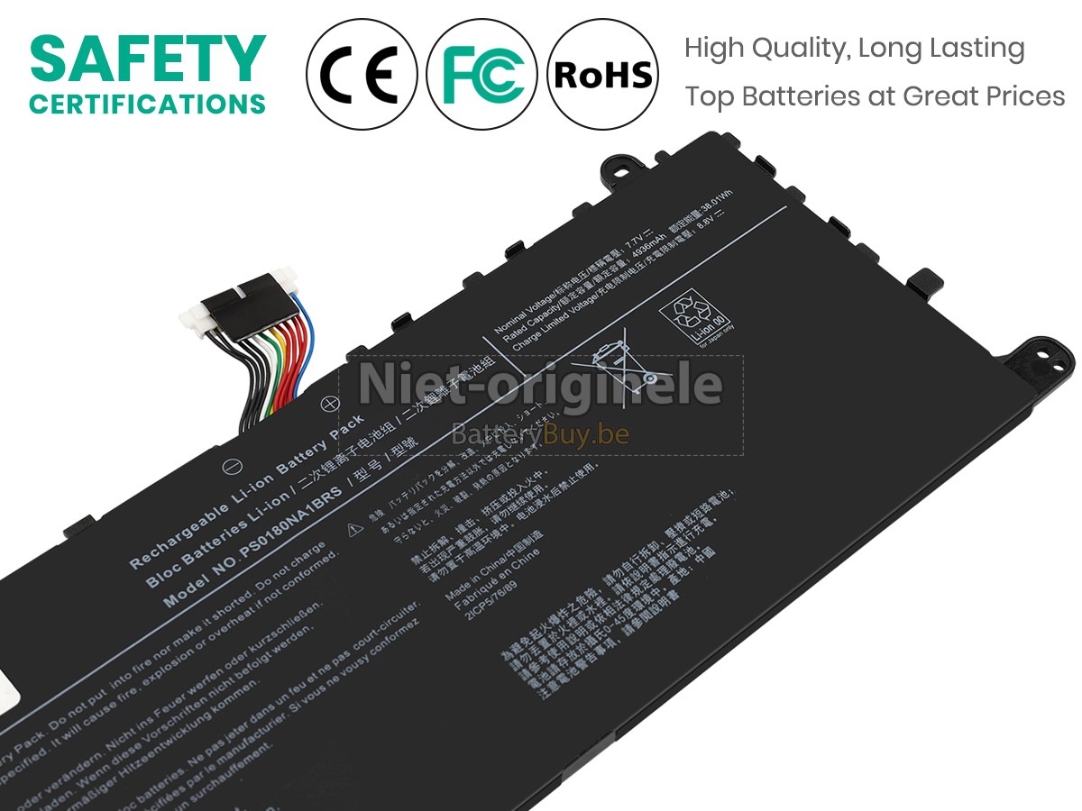 Dynabook PS0180NA1BRS accu