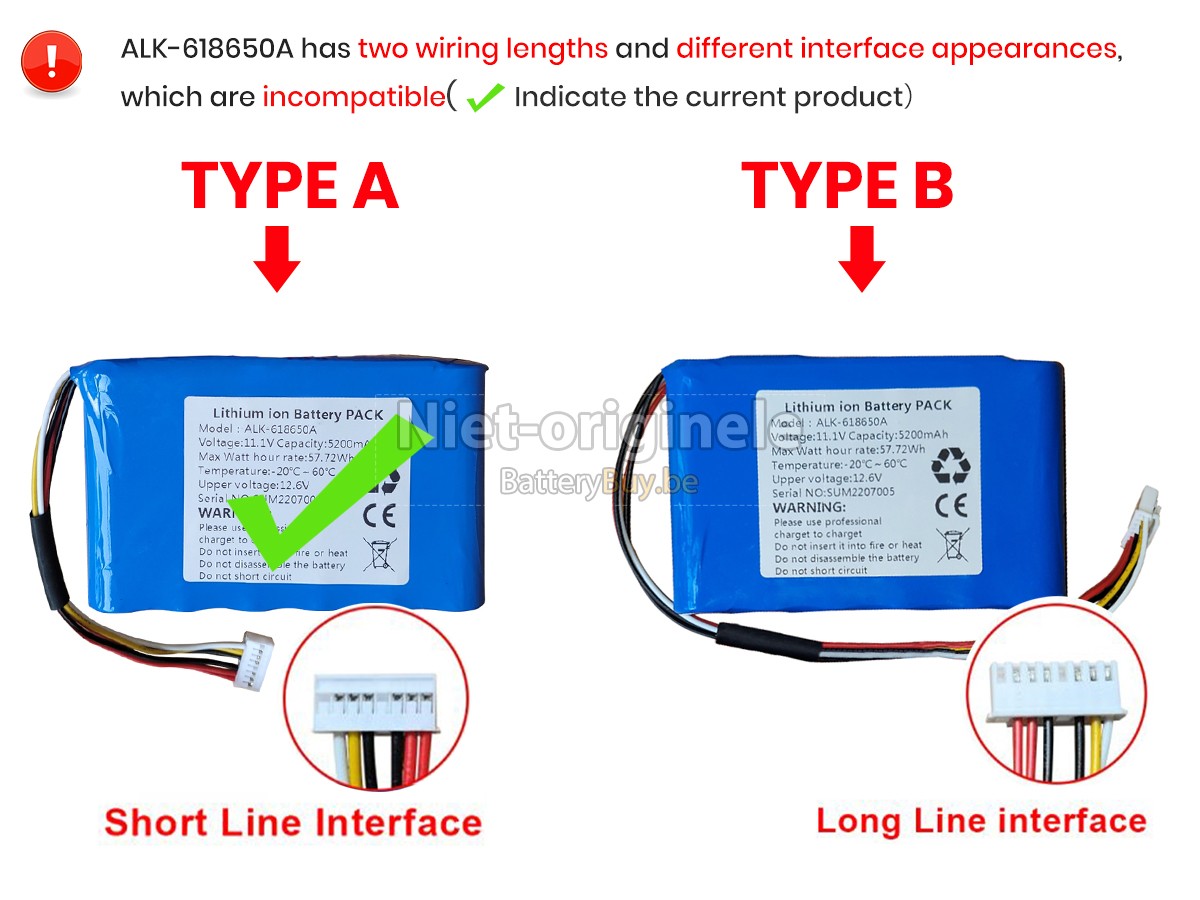 Eloik ALK-618650A accu