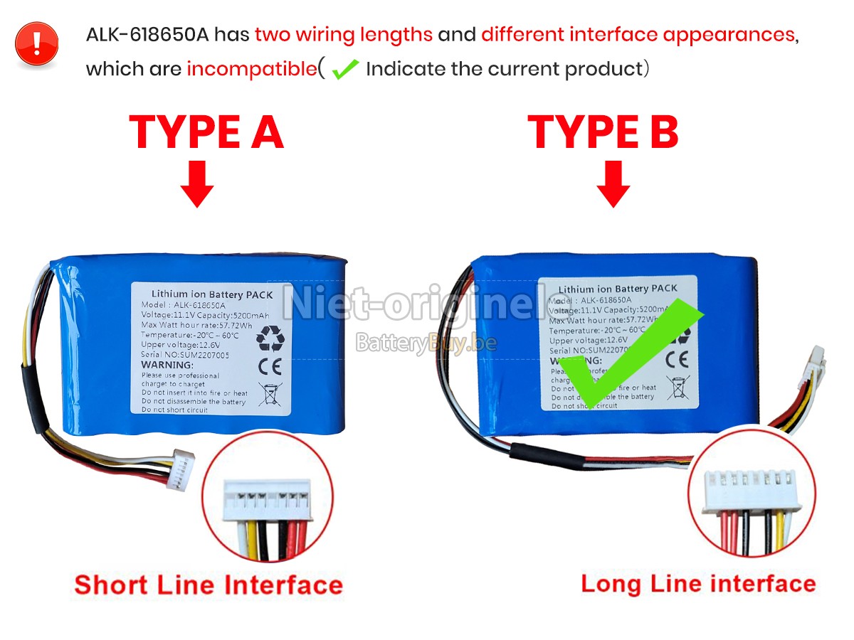 Eloik ALK-618650A accu
