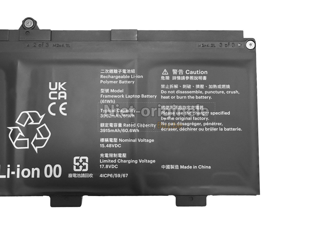 Framework LAPTOP 13 accu