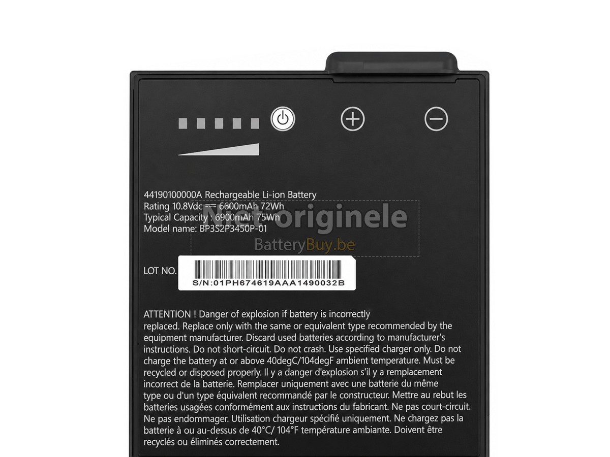 Getac 44190100000A accu