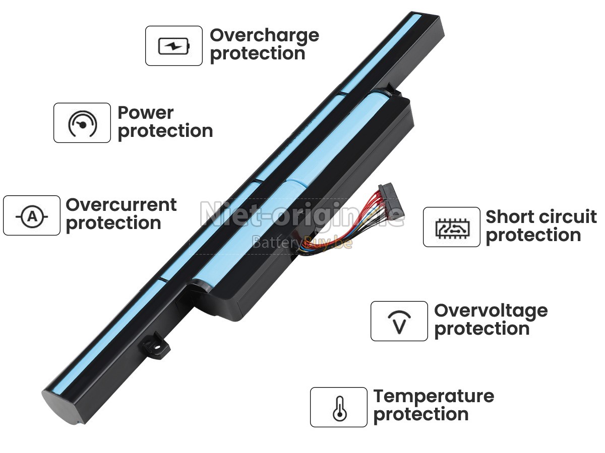 Gigabyte P55W R7 accu