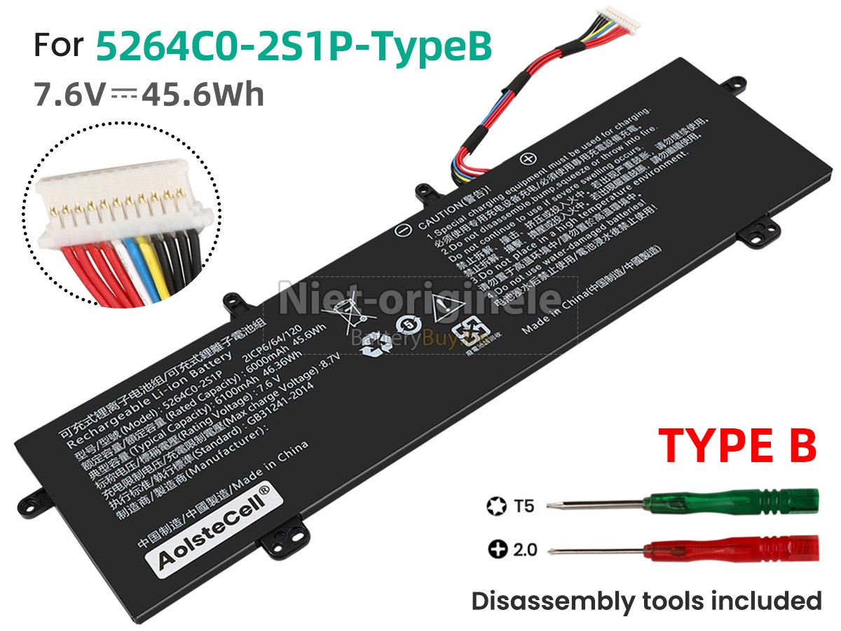 Haier 5264C0-2S1P accu