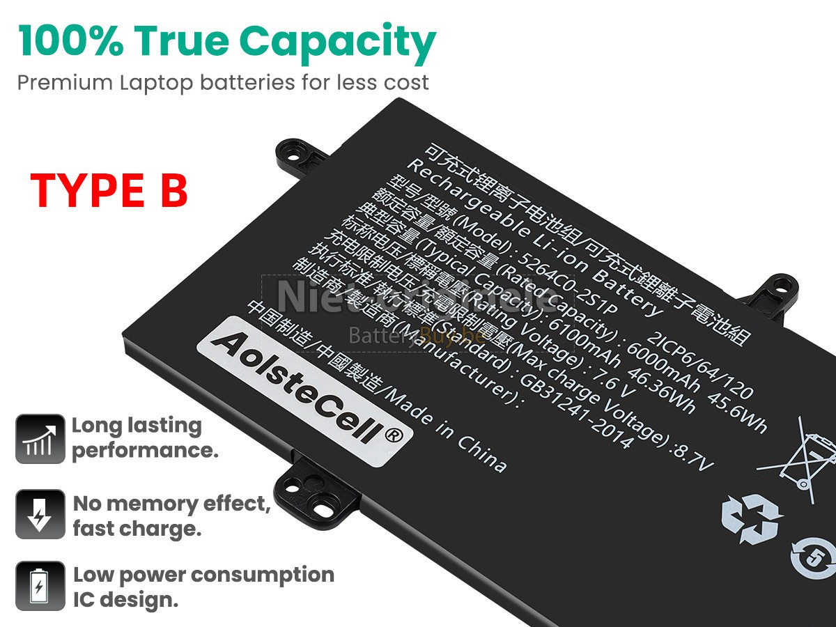 Haier 5264C0-2S1P accu