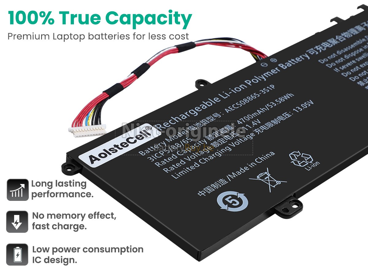 Hasee X5-2021S5 accu